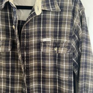 Vintage Columbia Plaid Flannel Shirt